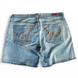Y2K Vintage Citizens of Humanity Jeans Cut Off Shorts Unisex Size 36